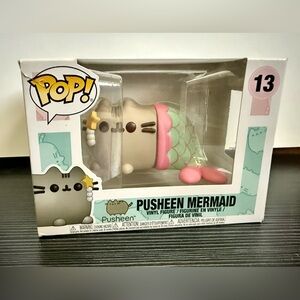 Funko Pusheen Mermaid Vinyl Figure - Gray, Pink, Green